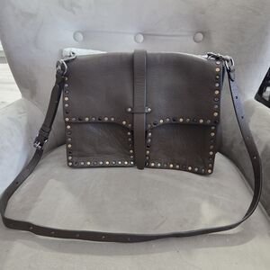 Rebecca Minkoff Studded Crossbody Bag - Dark Brown